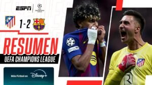 Atlético de Madrid y PSG avanzaron a semifinales de la Champions League