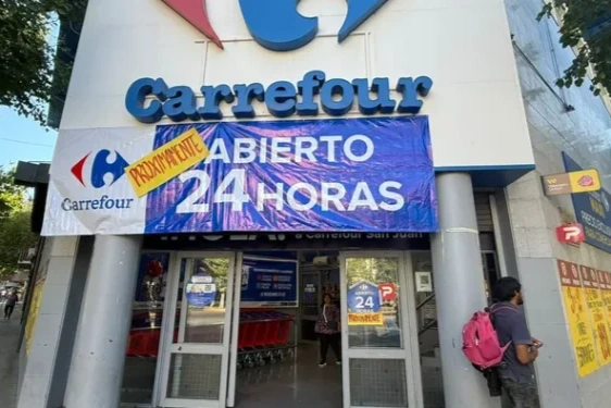 Carrefour prueba el modelo 24 horas en San Juan y marca un cambio en el consumo argentino
